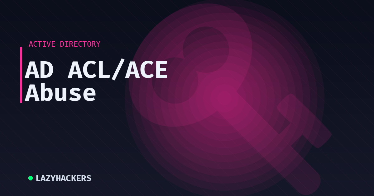 AD ACL/ACE Abuse