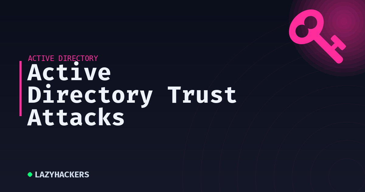 Active Directory Trust Attacks