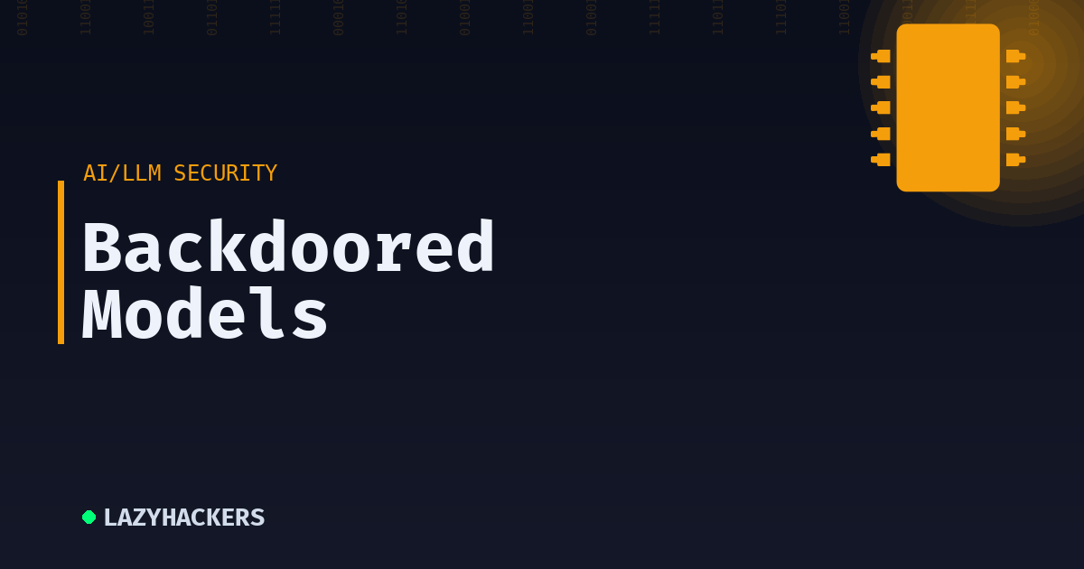 Backdoored Models