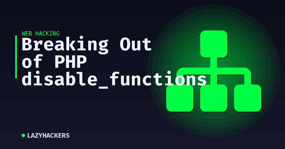 Breaking Out of PHP disable_functions