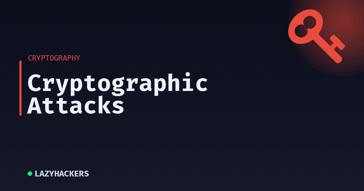 Cryptographic Attacks