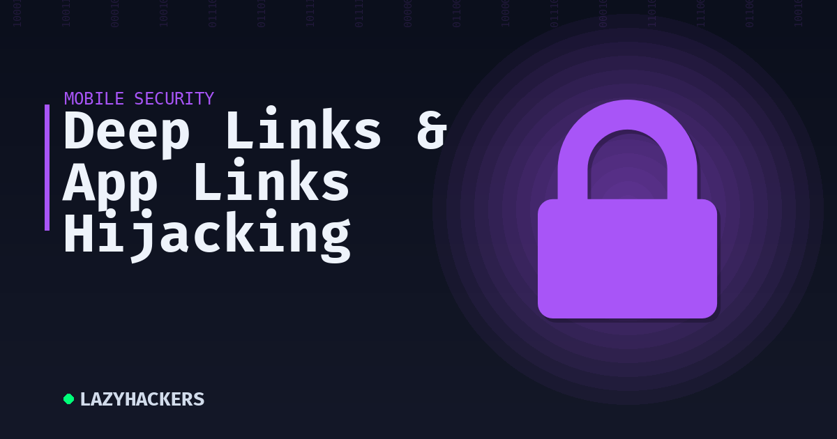 Deep Links & App Links Hijacking