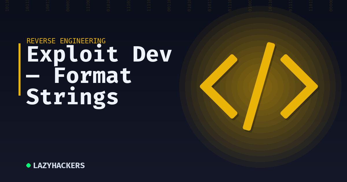 Exploit Dev — Format Strings