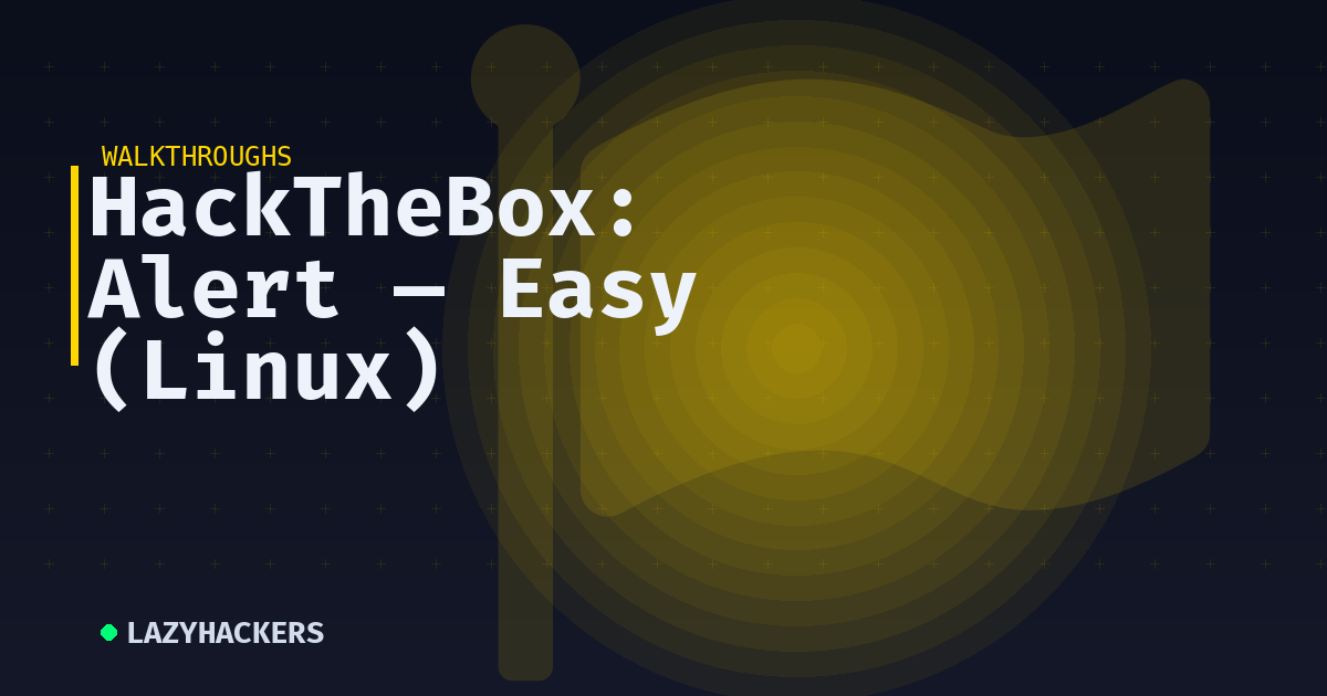 HackTheBox: Alert — Easy (Linux)