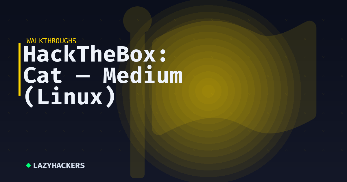 HackTheBox: Cat — Medium (Linux)