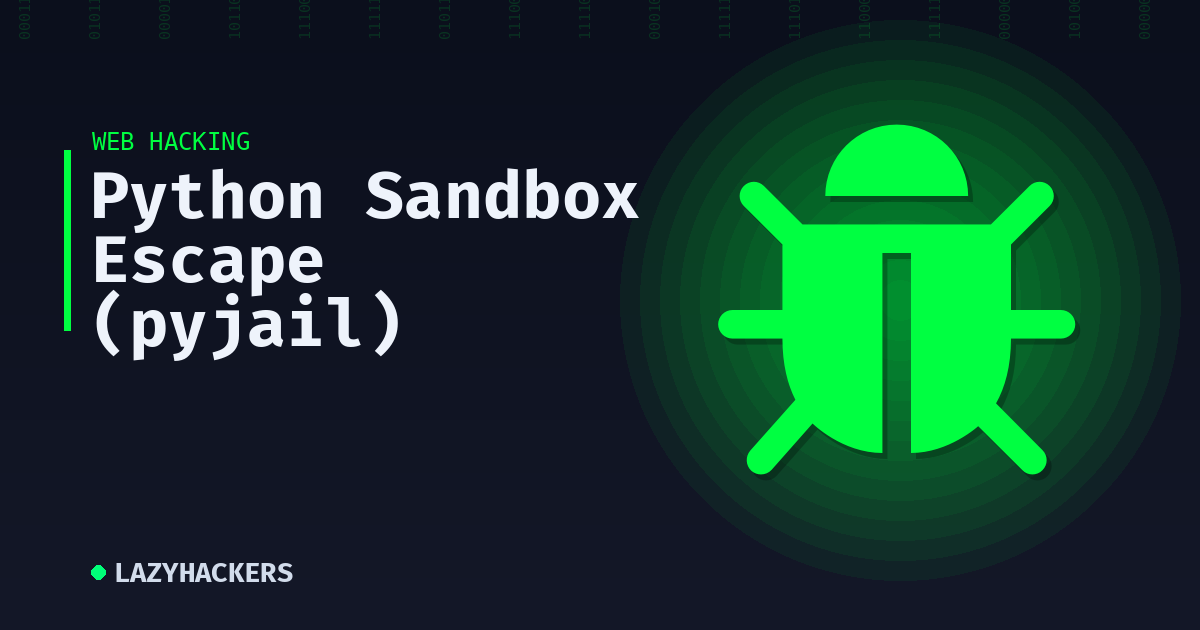 Python Sandbox Escape (pyjail)