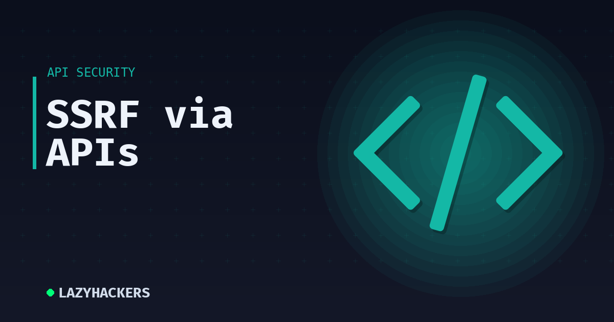 SSRF via APIs