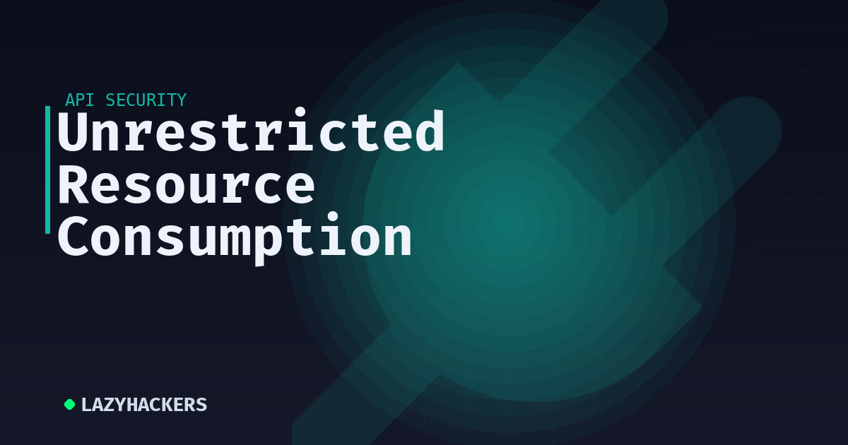 Unrestricted Resource Consumption