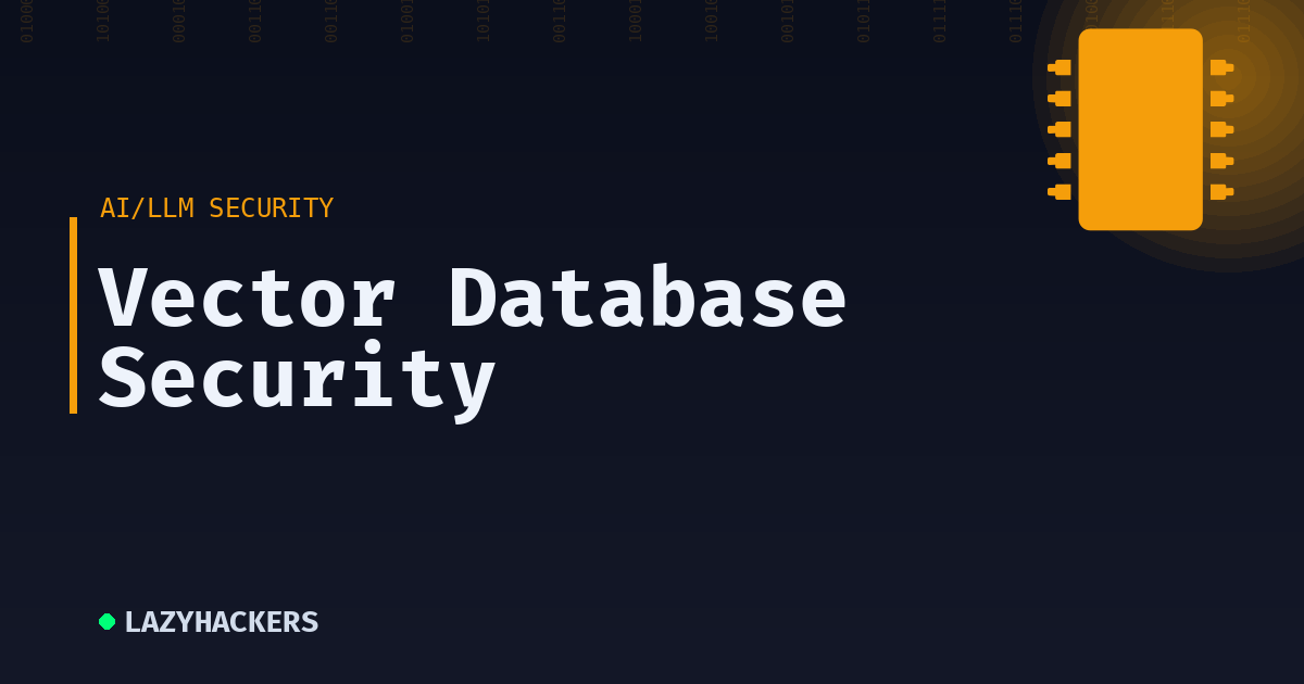 Vector Database Security