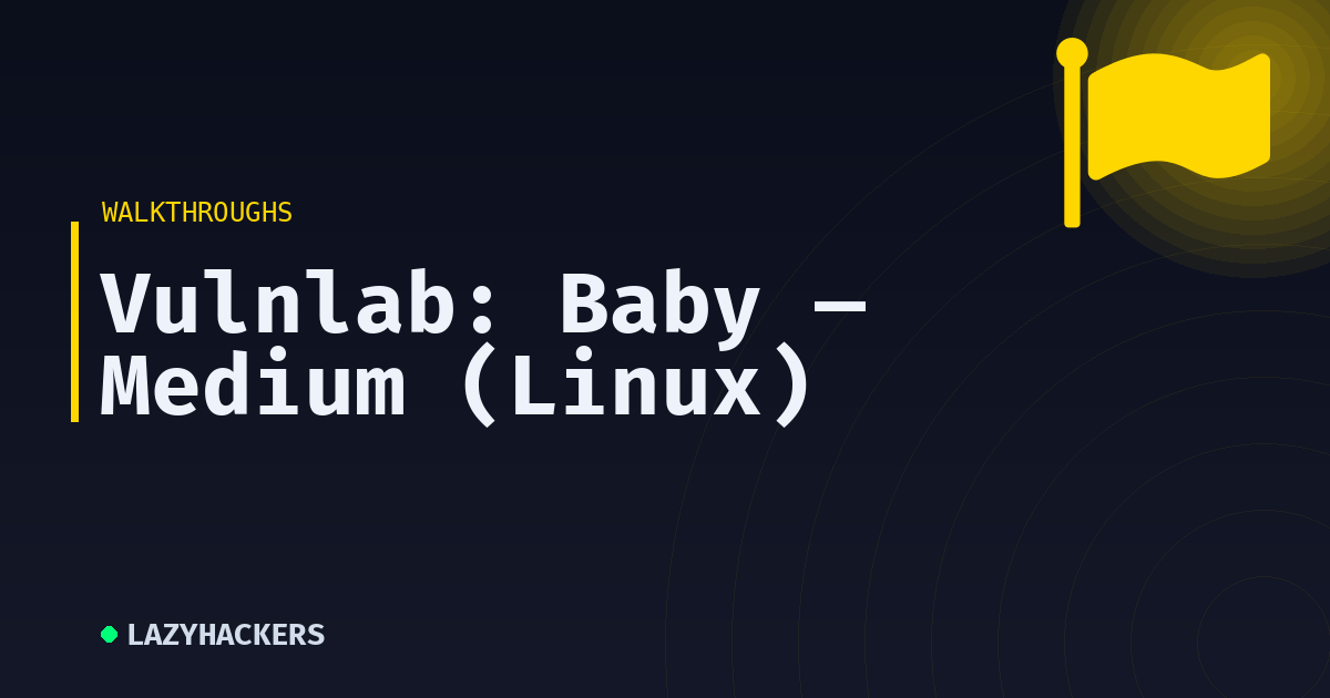 Vulnlab: Baby — Medium (Linux)