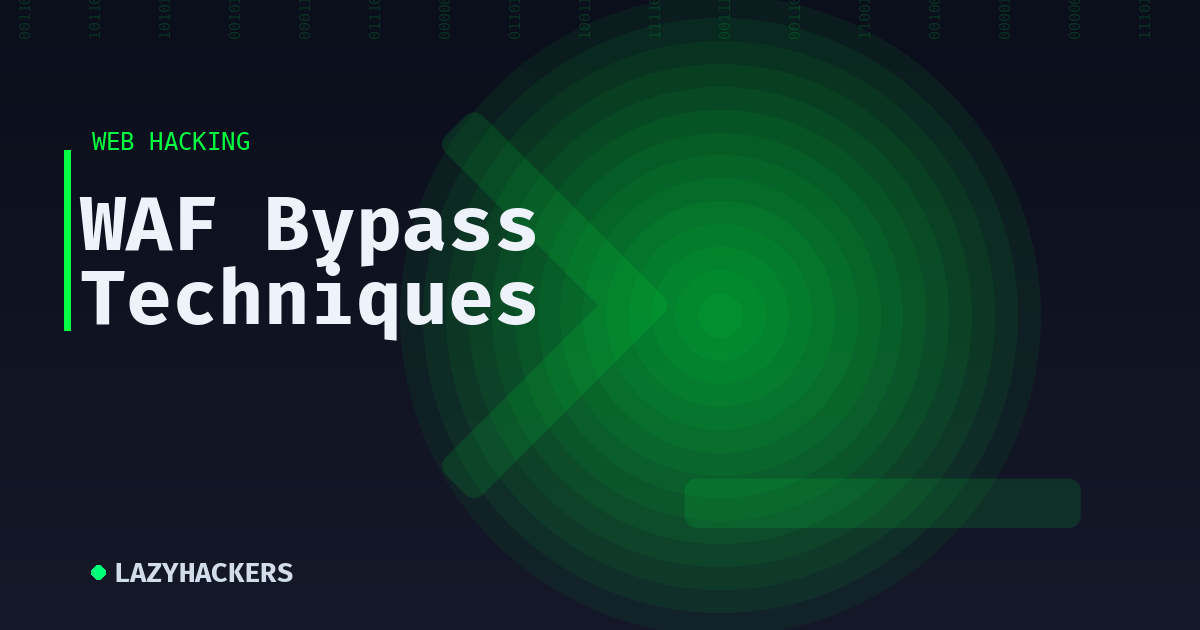 WAF Bypass Techniques