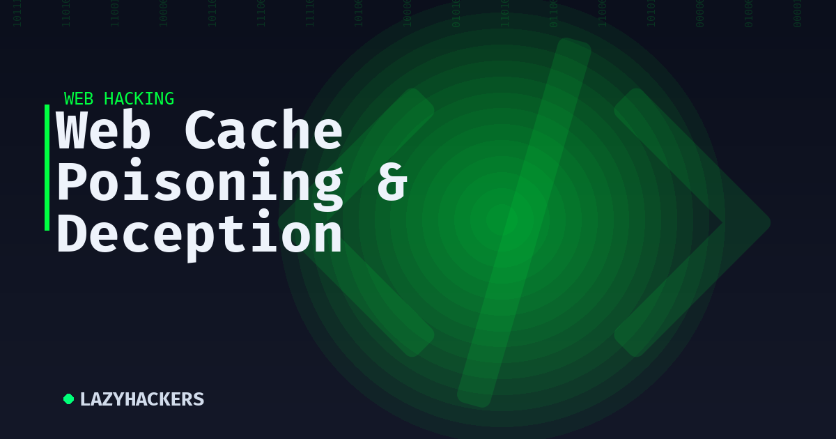 Web Cache Poisoning & Deception