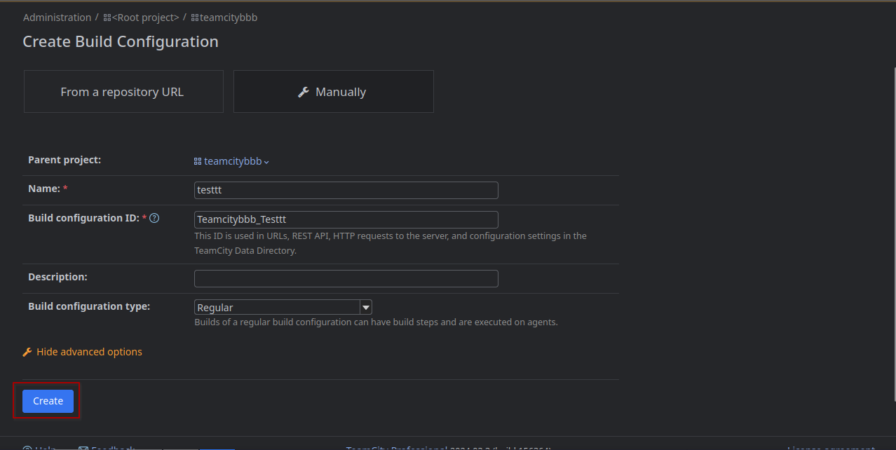 create-build-config-save